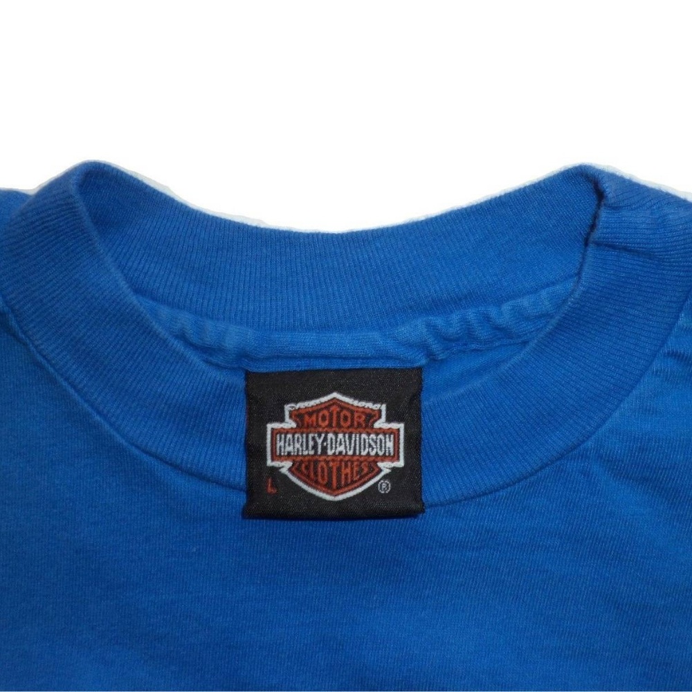 HARLEY DAVIDSON Tshirt L HOG 1992 Rally Around Bay - Picture 4 of 6